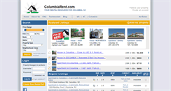 Desktop Screenshot of columbiarent.com